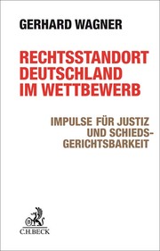 Rechtsstandort Deutschland im Wettbewerb - Cover