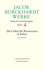 Die Cultur der Renaissance in Italien - Cover