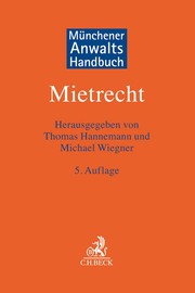 Münchener Anwaltshandbuch Mietrecht - Cover