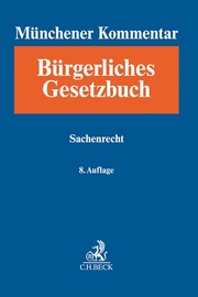 Münchener Kommentar zum Bürgerlichen Gesetzbuch 8 - Cover
