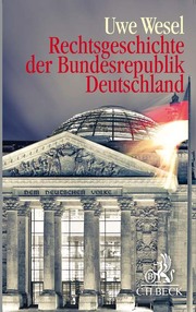 Rechtsgeschichte der Bundesrepublik Deutschland - Cover