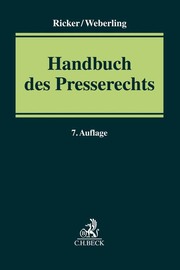 Handbuch des Presserechts - Cover