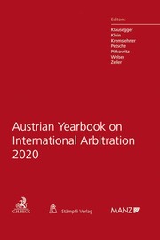 Austrian Yearbook on International Arbitration 2020