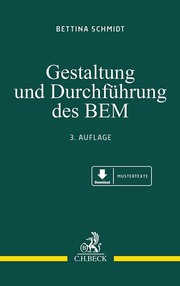 Gestaltung und Durchführung des BEM - Cover