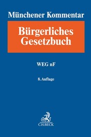 Münchener Kommentar zum Bürgerlichen Gesetzbuch 8a - Cover