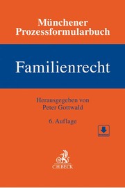 Münchener Prozessformularbuch 3: Familienrecht