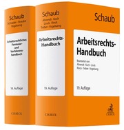 Paket: Arbeitsrechts-Handbuch/Arbeitsrechtliches Formular- und Verfahrenshandbuch - Cover