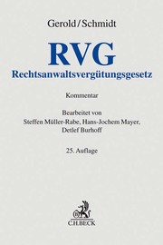 Rechtsanwaltsvergütungsgesetz/RVG