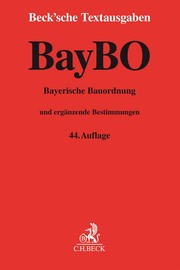 Bayerische Bauordnung/BayBO