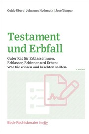 Testament und Erbfall - Cover