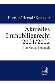 Aktuelles Immobilienrecht 2021/2022 - Cover