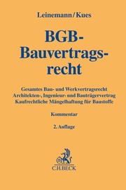 BGB-Bauvertragsrecht - Cover