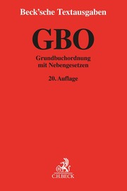 Grundbuchordnung/GBO