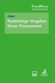 Nachhaltige Vergaben - Green Procurement - Cover