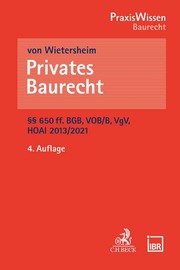 Privates Baurecht - Cover
