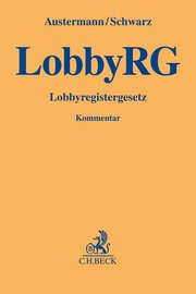 Lobbyregistergesetz/LobbyRG - Cover