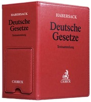 Deutsche Gesetze Premium-Ordner 86 mm in Lederoptik mit integrierter Buchstütze