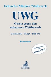 Gesetz gegen den unlauteren Wettbewerb (UWG) - Cover