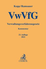 Verwaltungsverfahrensgesetz/VwVfG - Cover