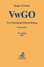Verwaltungsgerichtsordnung (VwGO) - Cover