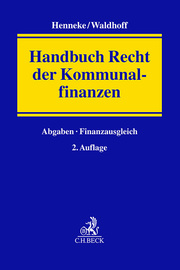 Handbuch Recht der Kommunalfinanzen - Cover