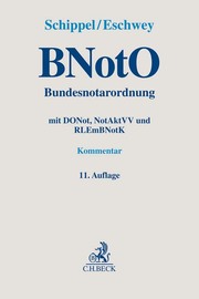 BNotO/Bundesnotarordnung