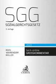 SGG/Sozialgerichtsgesetz - Cover