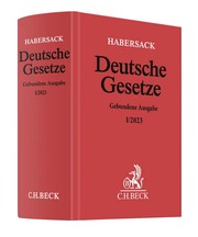 Deutsche Gesetze Gebundene Ausgabe I/2023 - Cover