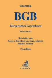 Bürgerliches Gesetzbuch/BGB - Cover