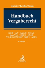 Handbuch Vergaberecht - Cover