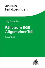 Fälle zum BGB Allgemeiner Teil - Cover