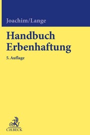 Handbuch Erbenhaftung - Cover