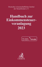 Handbuch zur Einkommensteuerveranlagung 2023 - Cover