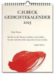 C.H. Beck Gedichtekalender 2025 - Cover