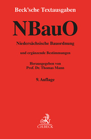 Niedersächsische Bauordnung/NBauO - Cover