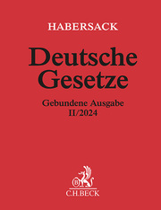 Deutsche Gesetze Gebundene Ausgabe II/2024 - Cover