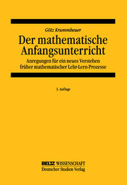 Der mathematische Anfangsunterricht - Cover