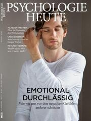 Psychologie Heute 8/2020: Emotional durchlässig - Cover