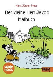 Der kleine Herr Jakob. Malbuch - Cover