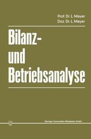 Bilanz- und Betriebsanalyse - Cover