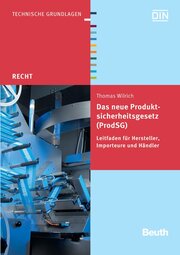 Das neue Produktsicherheitsgesetz (ProdSG) - Cover