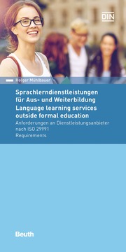 Sprachlerndienstleistungen für Aus- und Weiterbildung - Cover