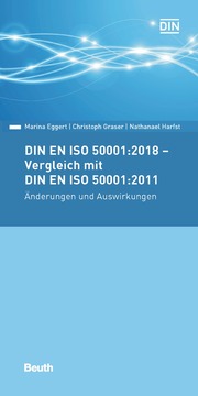 DIN EN ISO 50001:2018 - Vergleich mit DIN EN ISO 50001:2011 - Cover