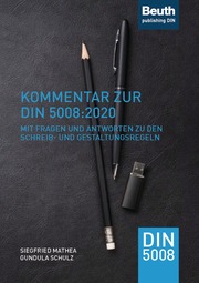 Kommentar zur DIN 5008:2020 - Cover