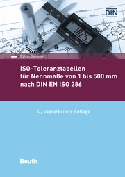 ISO-Toleranztabellen für Nennmaße von 1 bis 500 mm nach DIN EN ISO 286
