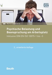 Psychische Belastung und Beanspruchung am Arbeitsplatz - Cover