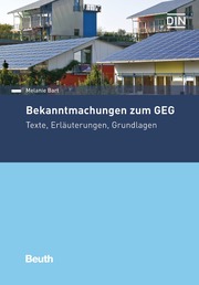 Bekanntmachungen zum GEG - Cover