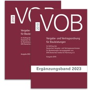Paket VOB Gesamtausgabe 2019/VOB Ergänzungsband 2023 - Cover