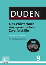 Duden - Das Wörterbuch der sprachlichen Zweifelsfälle - Cover