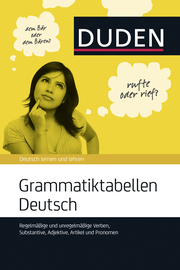 Grammatiktabellen Deutsch